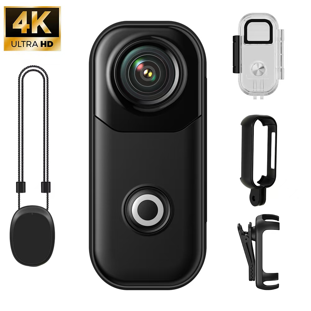Kamera Aksi Mini 4K Hands-Free - Outdoor Adventure Video ulasan dan harga