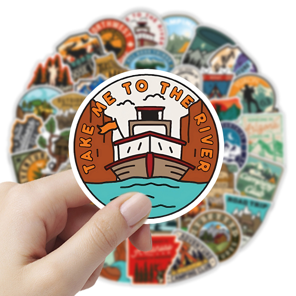 50 Lembar Stiker Petualangan L - Outdoor Adventure Store ulasan dan harga