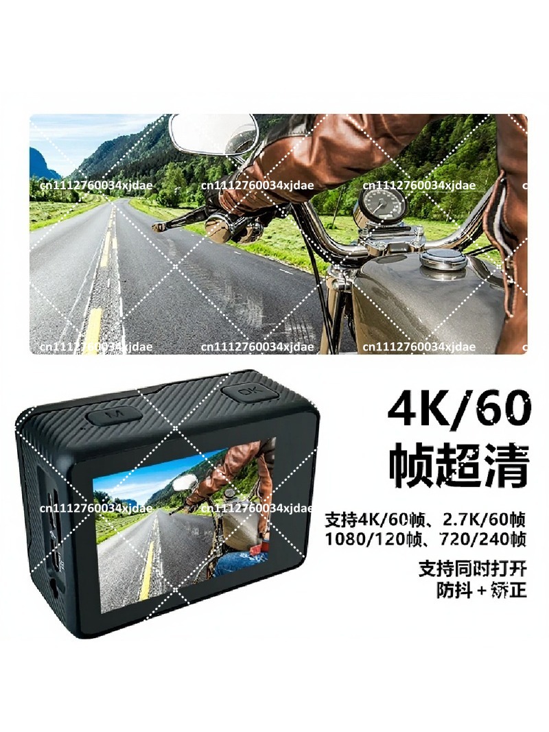 Kamera Aksi 4K 60FPS dengan La - Outdoor Adventure Video ulasan dan harga