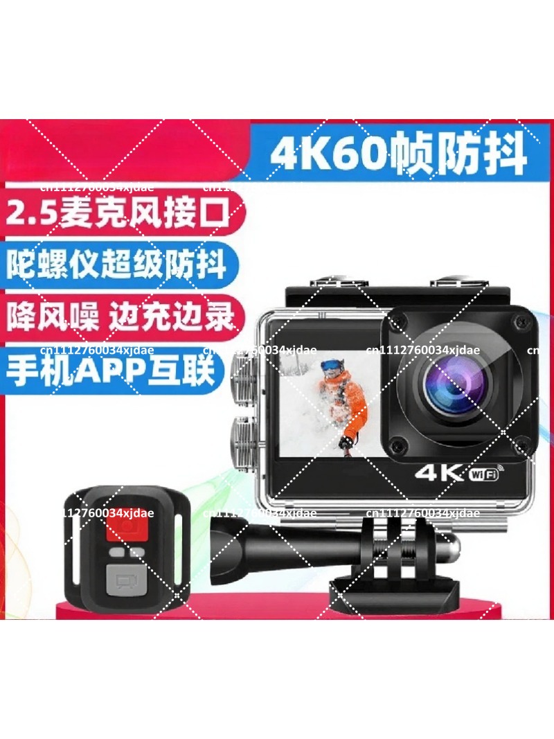 Kamera Aksi 4K 60FPS dengan La - Outdoor Adventure Video ulasan dan harga
