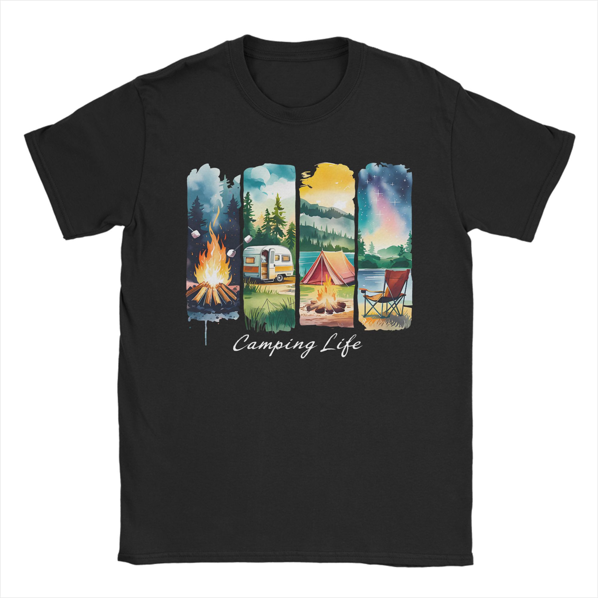 Kaus Kehidupan Berkemah Kaus G - Outdoor Adventure Rv ulasan dan harga