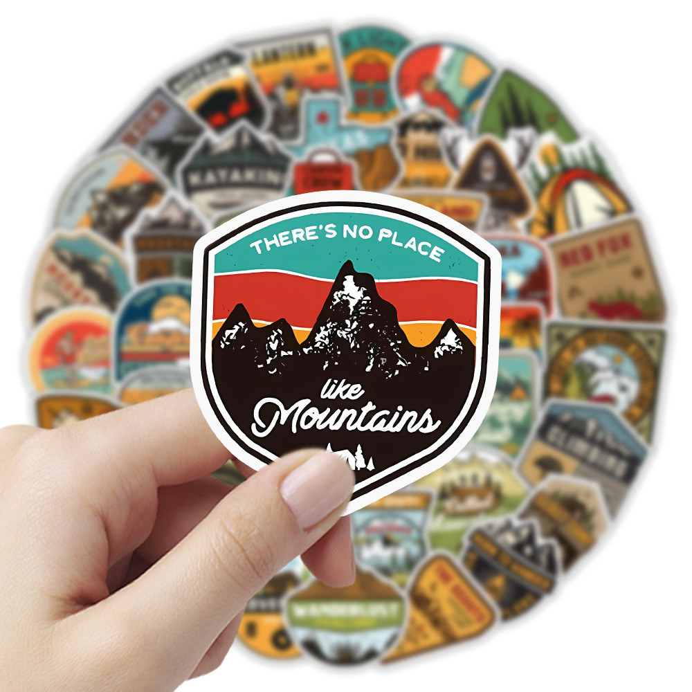 50 Lembar Stiker Petualangan L - Outdoor Adventure Store ulasan dan harga